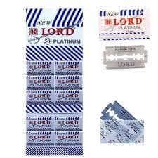 kit com 10 cartela de Lamina lord platinium com 50 contendo 500 laminas