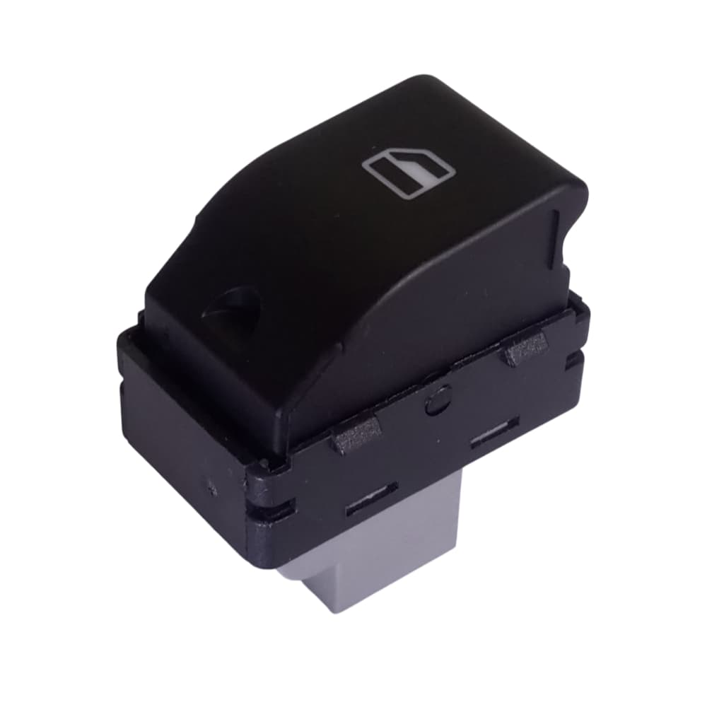Botão único com base cinza Vidro Elétrico Gol G5 G6 G7 Saveiro Spacefox Fox duplo cliques 2 estágios
