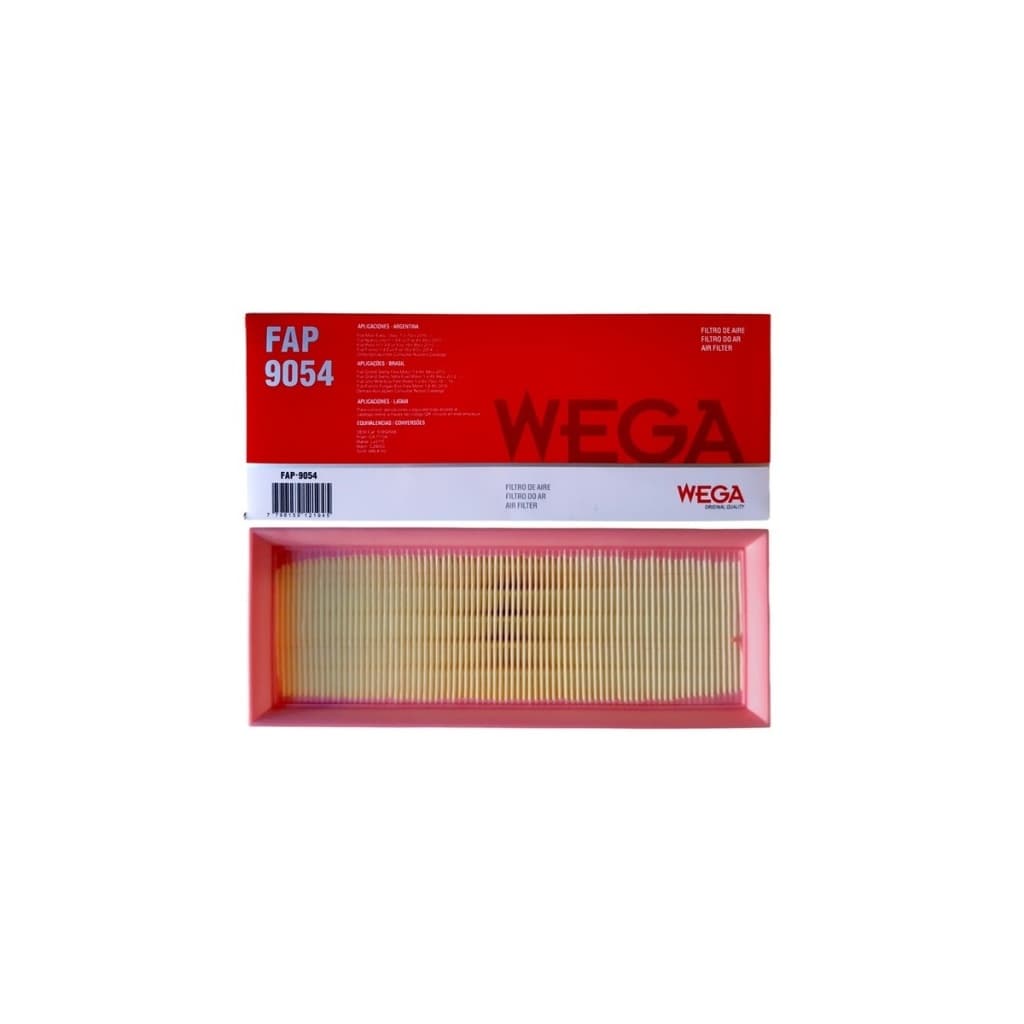 Filtro de ar do Motor Fiat Mobi Fiorino Palio Grand Siena Uno 1.0 1.4 8v Evo Fire FAP9054 Wega