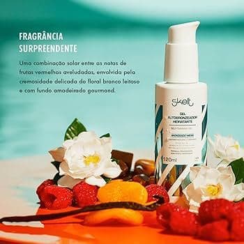 GEL AUTOBRONZEADOR HIDRATANTE SKELT BRONZEADO MÉDIO 120ML