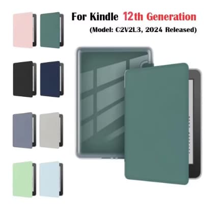 Case Acrílico para Kindle 6" 11ª/12ª Geração 2022 2024 C2V2L3 RS23CV Ultra Fino Transparente