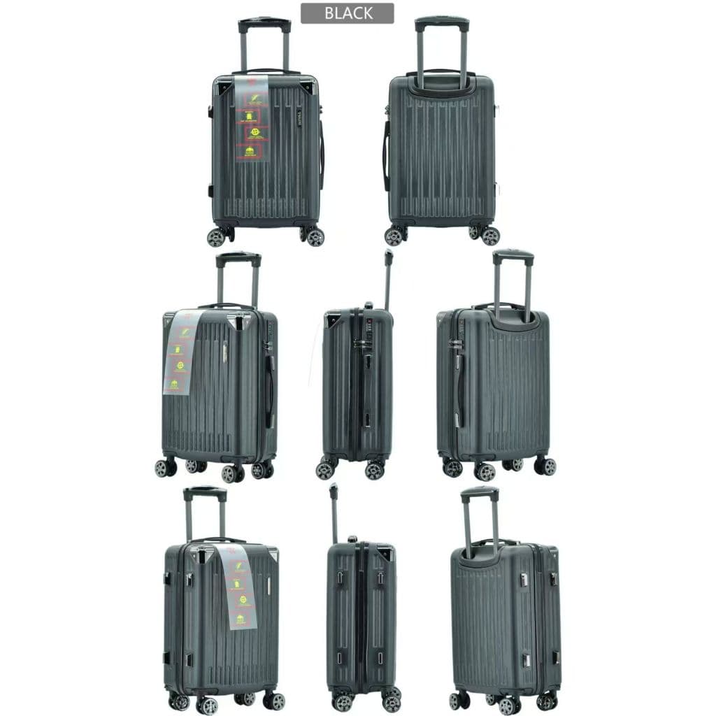 Mala De Bordo Linha Premium 10KG, Rodinha Dupla 360°,Cadeado Embutido,Material Leve ABS