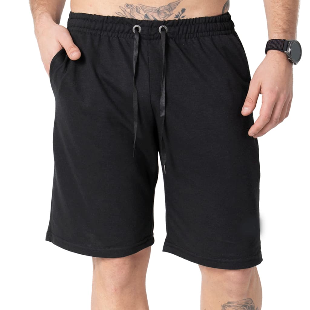 Kit 2 Bermudas de Moletom Shorts Treino Masculino