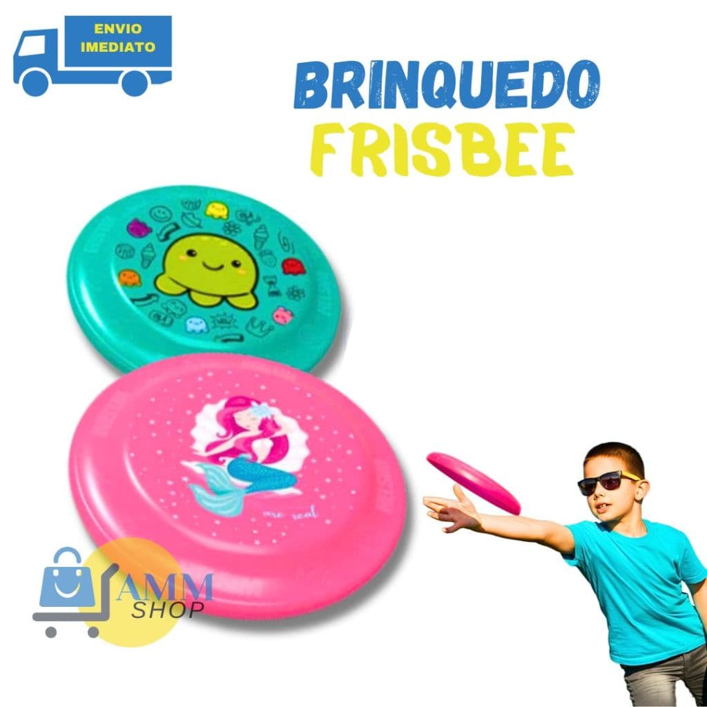 Frisbee Disco Voador De Plástico Resistente Brinquedo Para Criança  E Pet