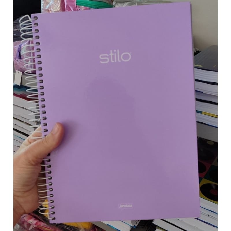 CADERNO UNIVERSITÁRIO CAPA DURA 10 MATÉRIAS 160 FOLHAS