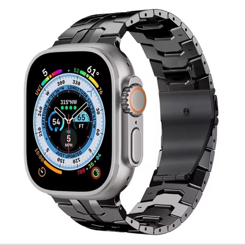 Smartwatch em aço Inoxidável,  iWatch Ultra 2024 Titanium Brad loop