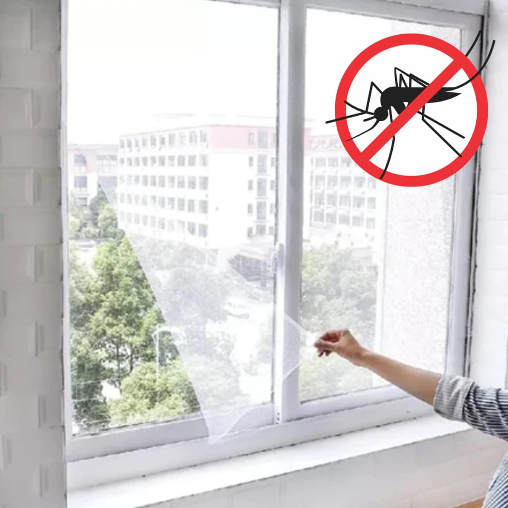 Tela Mosquiteiro Anti-inseto Mosquito Janela Com Autocolante