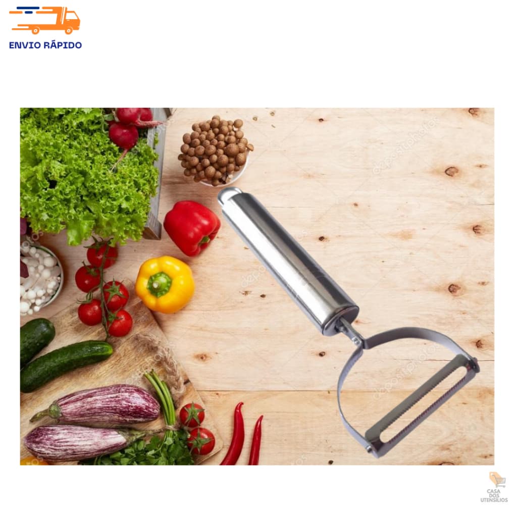 Descascador de Legumes Frutas Inox Cozinha