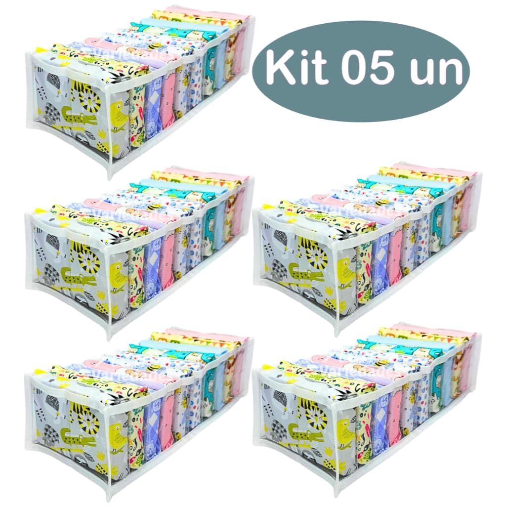 Kit 05 Colmeias Organizadora - Calcinha/cuecas/meias
