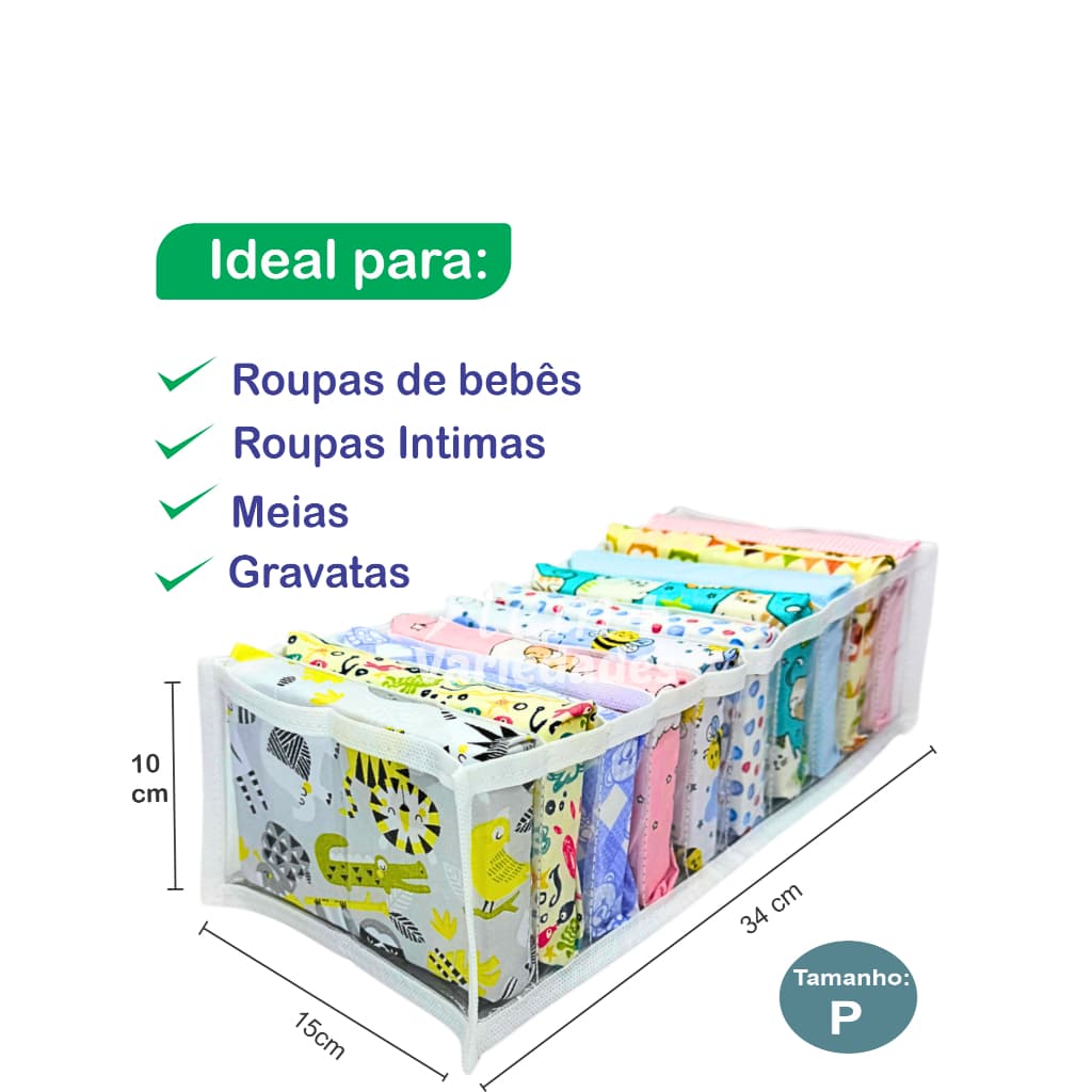 Colmeia Organizadora Gaveta Kit 05 Unidades 34 X 15 X 10 / Organizador de Gaveta - Promoção