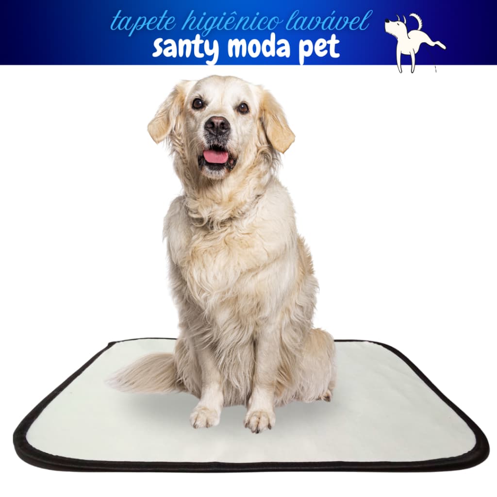 Tapete higiênico lavável para cães, G tam.100 X 80, pet, reutilizável, 01 UN