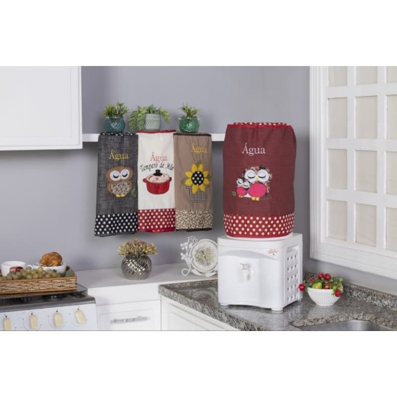 kit 1 capa de água bordado 20 litros Ebenézer + 1 puxa saco Bala bordado ( estampas Variadas )(envio aleatorio)