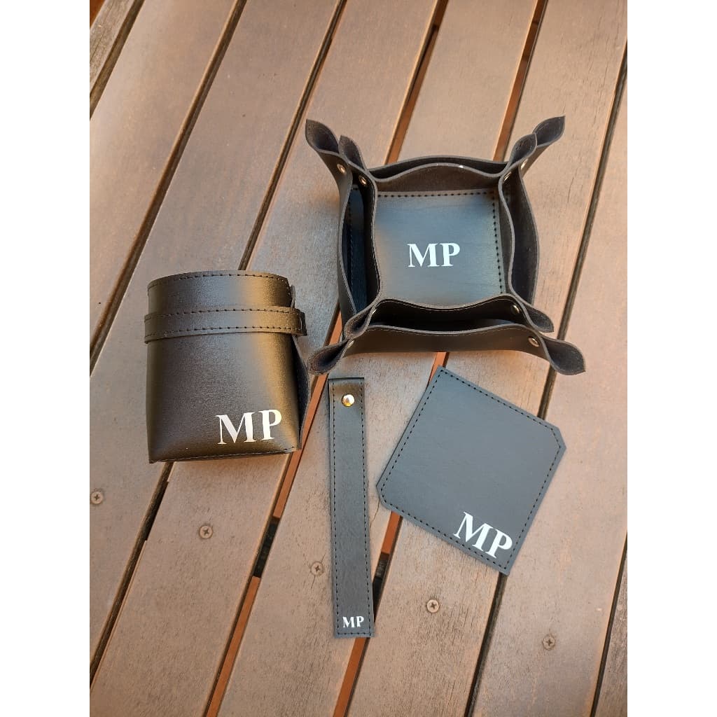 Monte seu kit escritório Porta lápis caneta, objetos, Porta copo xícara, Marca página, Mousepad para office escritório