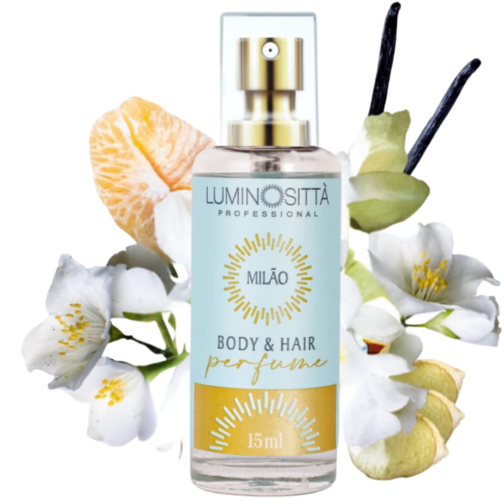 Perfume Para Cabelo E Corpo Milão 15 Ml - Luminosittà