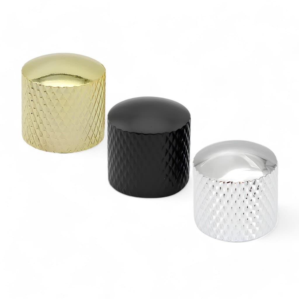 Knob Metal para Potenciômetro Guitarra Baixo Amplificadores Volume Tone