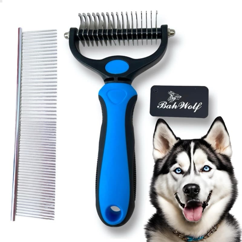 Escova Rake Grande 26 ou 17 dentes Desembolador de Pelo Pet Cães Gatos Não Machuca