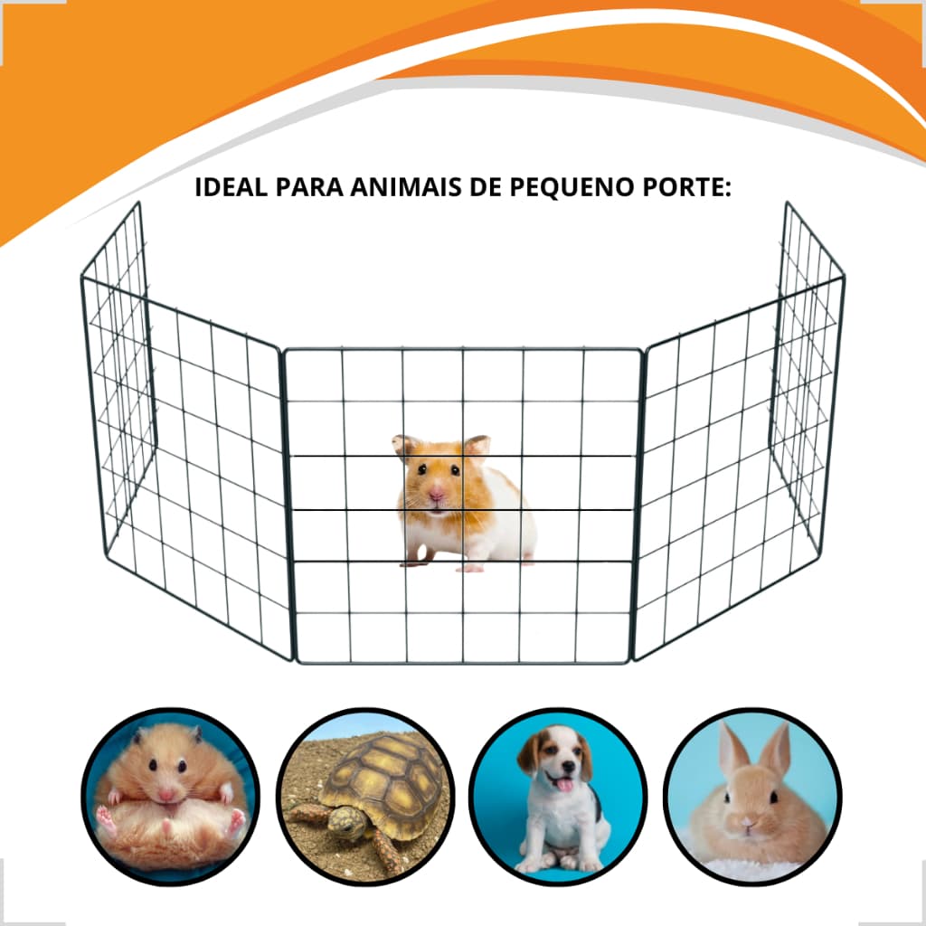 Módulo Pet Cercadinho 30x30cm Grade de Proteção Para Animais Envio Imediato
