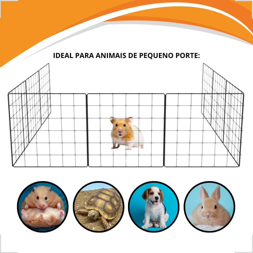 Tela Pet Multiuso 30x30 Para Montar Casa Cercadinho Módulo Cachorro Filhotes Coelho