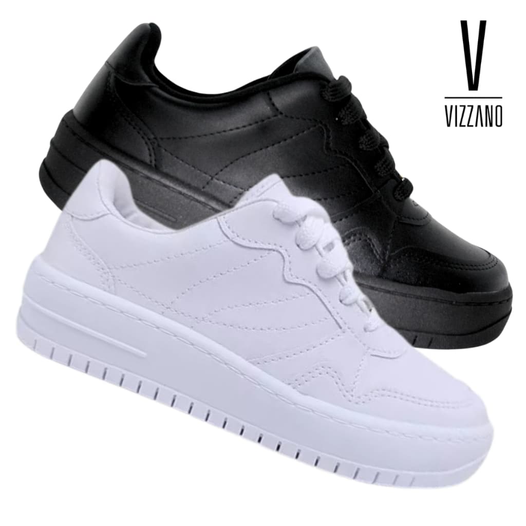 Tenis Vizzano Feminino Casual Original Plataforma Confortavel Moda