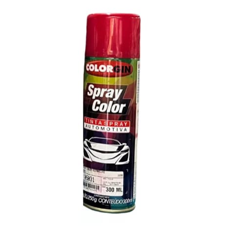 Tinta Color Spray Automotivo Colorgin Vermelho Royal 300ml