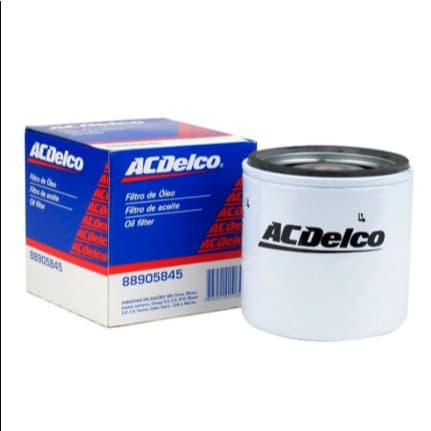 Filtro de Óleo Acdelco Linha GM 1.0/ 1.4/ 1.6/ 1.8/ 2.0/ 2.2 - 88905845