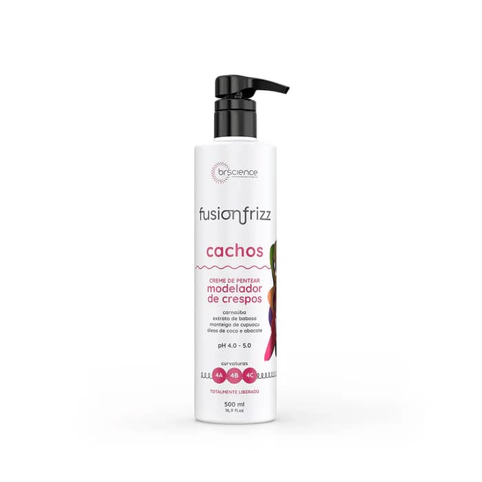 Brscience Cachos Creme De Pentear Modelador De Crespos 500ml