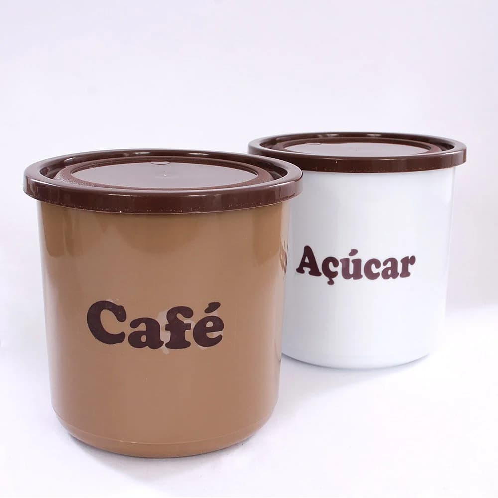 KIT POTE MANTIMENTOS CAFÉ E AÇÚCAR