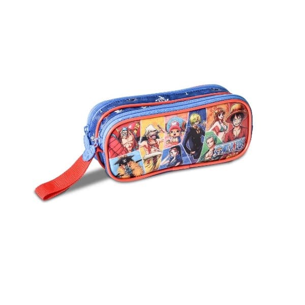 Estojo Duplo One Piece Clio Style Azul Estampado