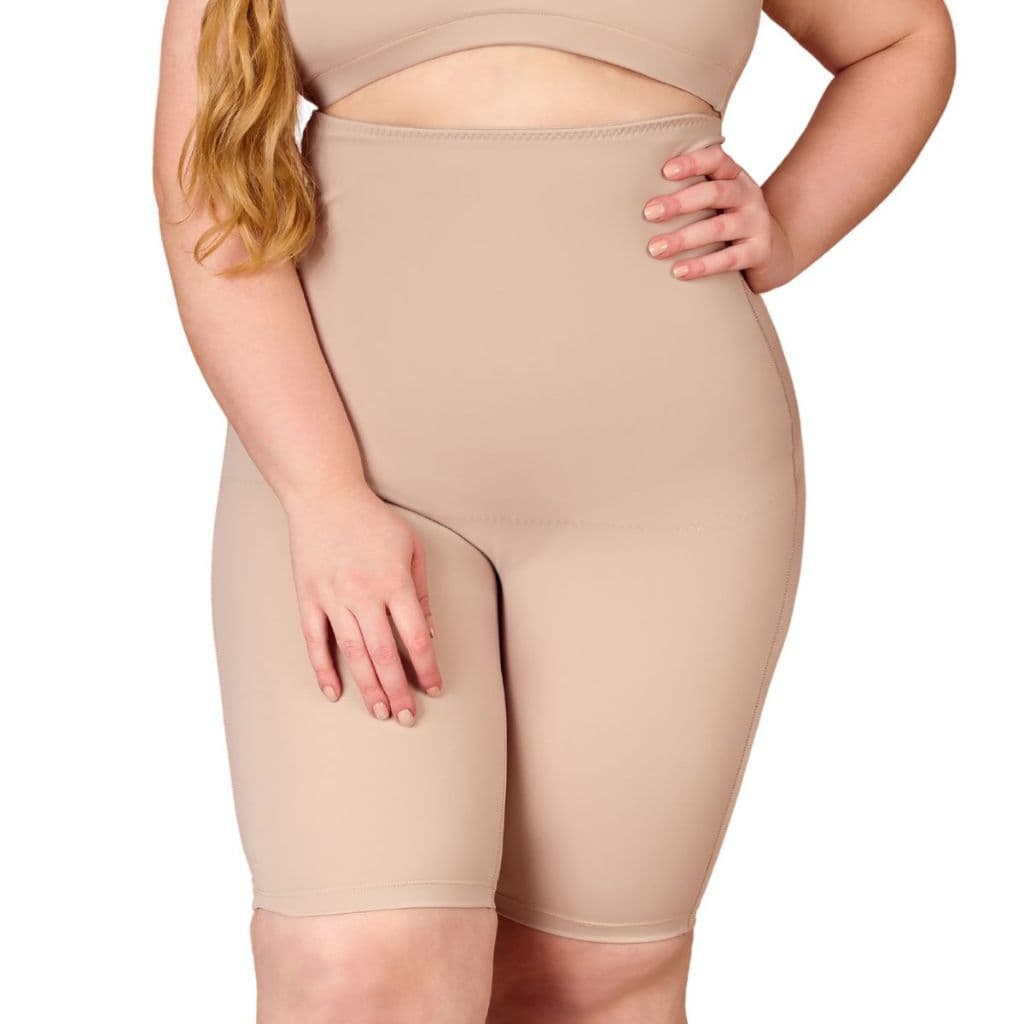 Bermuda Cinta Modeladora Plus Size Bercinta Sem Costura Afina Cintura Emagrecedora 2 em 1 Empina Bumbum