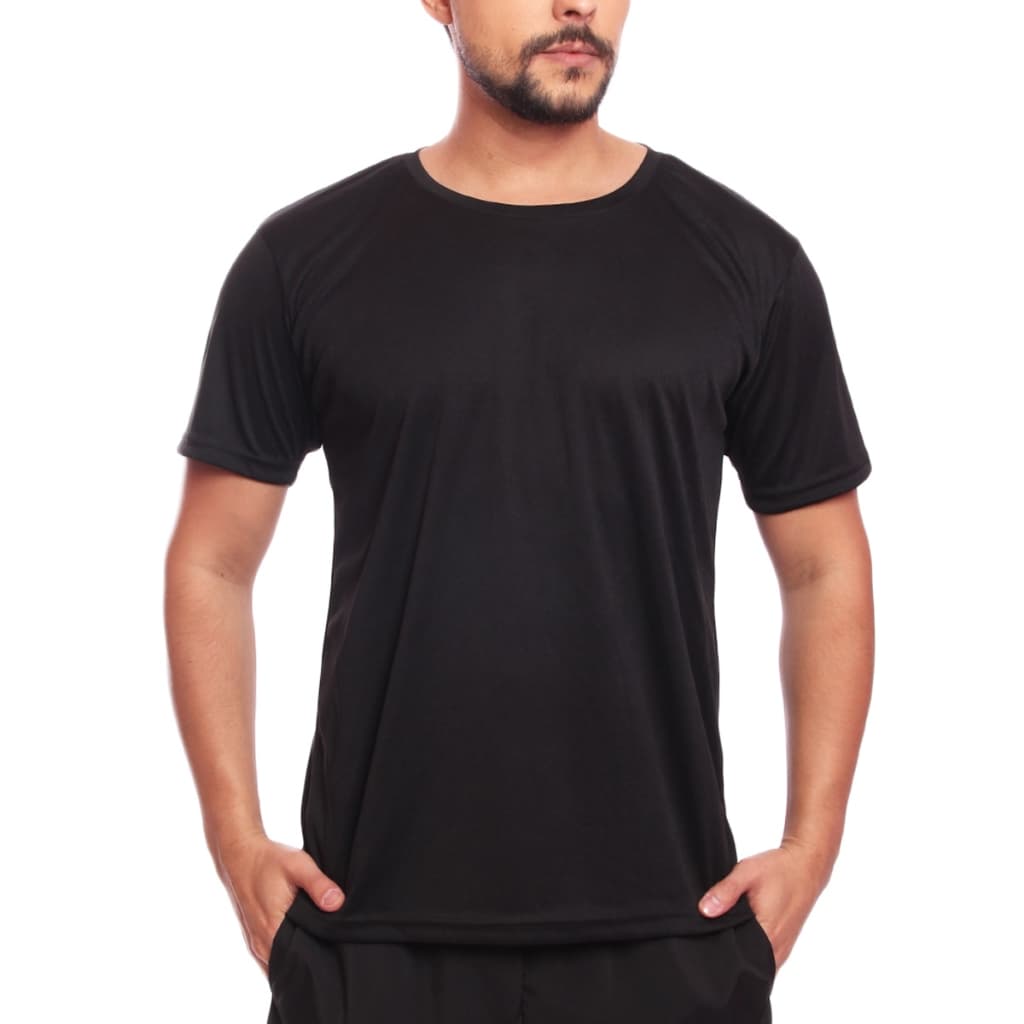 Camisa Térmica Masculina Manga Curta Proteção Uv Dry Fit Treino Academia