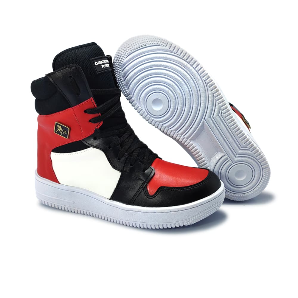 Tênis Botinha Feminino Fitness Raptor Cheia de Marra para Treinos Acadêmia Atividades Fisicas com Cadarço Conforto