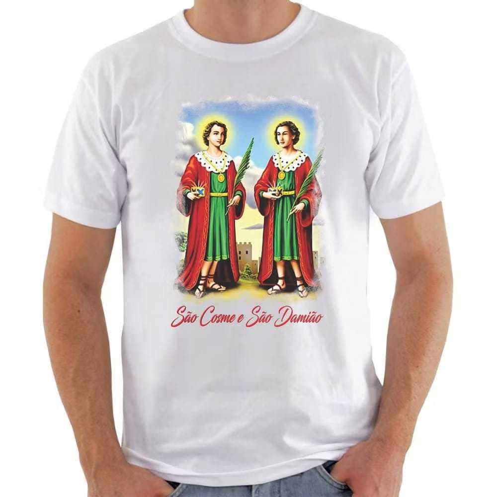 Camiseta Camisa São Cosme e São Damião Unissex