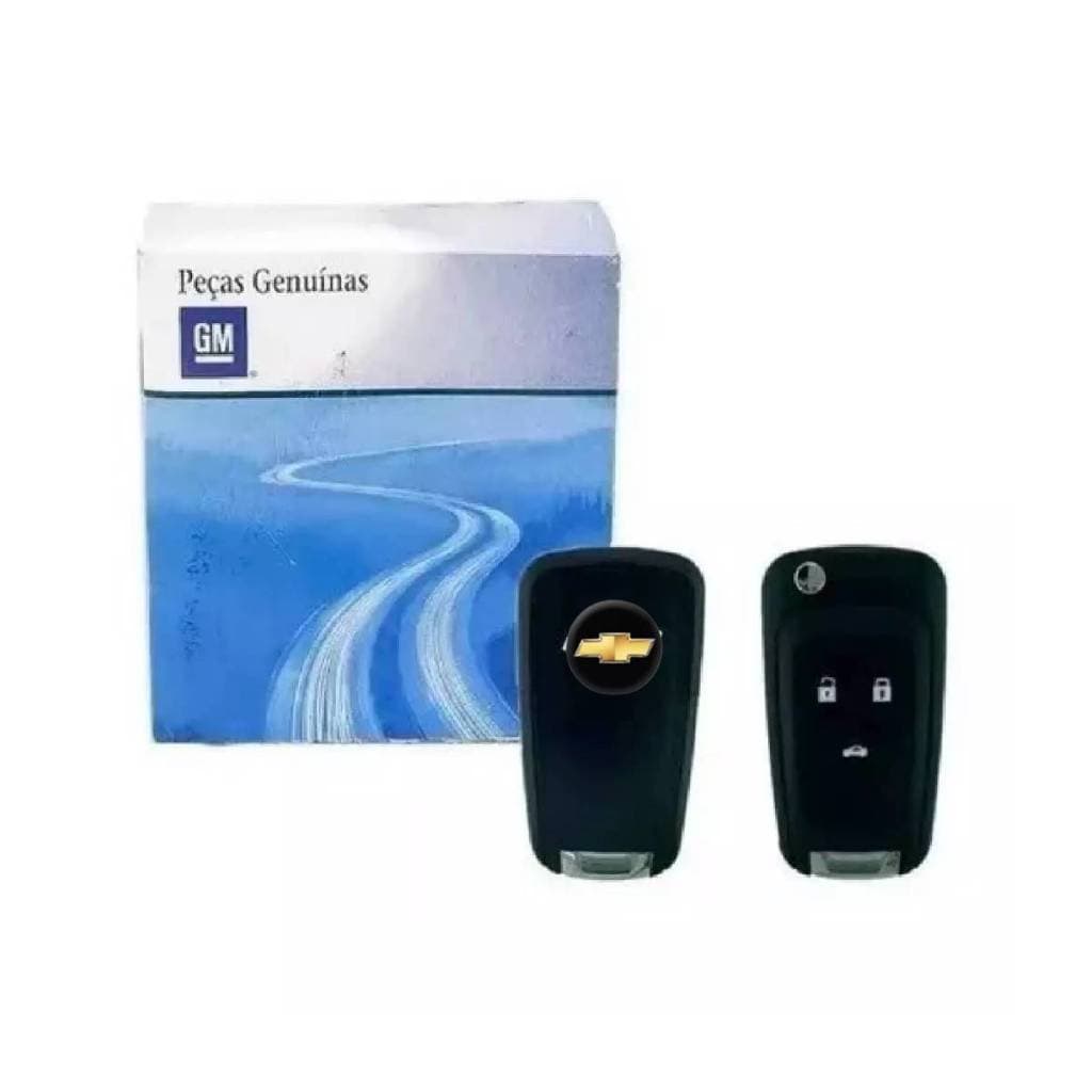 Chave Canivete Chevrolet 3 Botões GM Onix Cruze Cobalt S10 Tracker Spin Prisma
