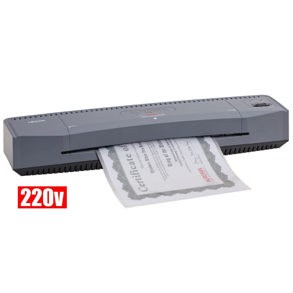 Laminadora Plastificadora Documentos Aurora Lm3233h 220V Polaseal A5 A4 A3 RG CRACHÁ