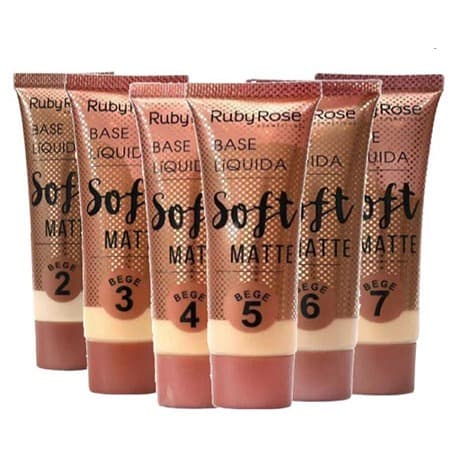 Base Líquida Soft Matte Bege Ruby Rose HB-8050