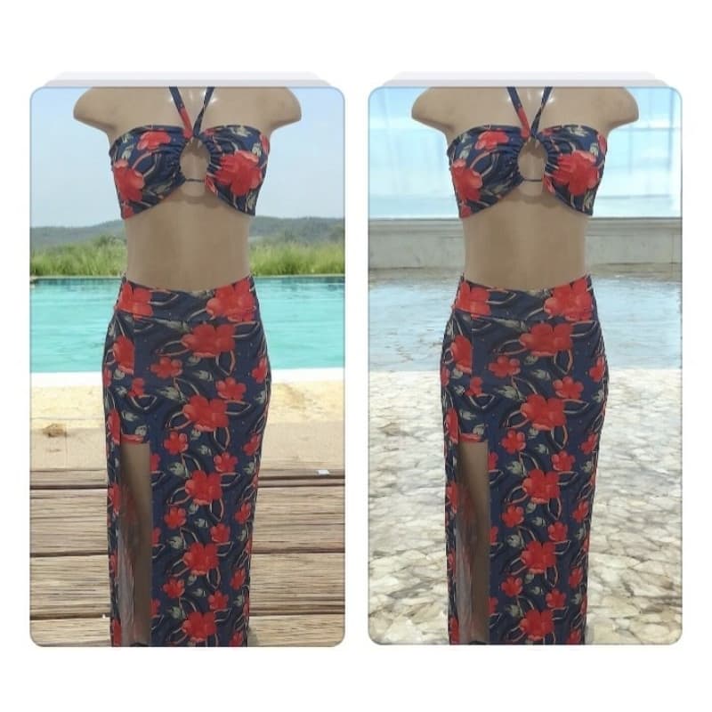 Conjunto Short Saia + Top