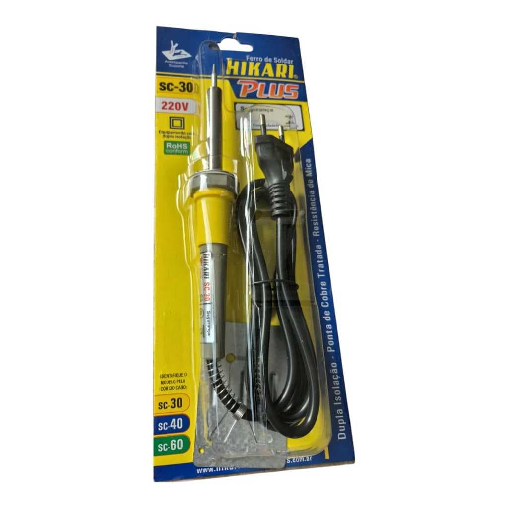 Ferro de solda 25w 220v Hikari Plus Sc-30