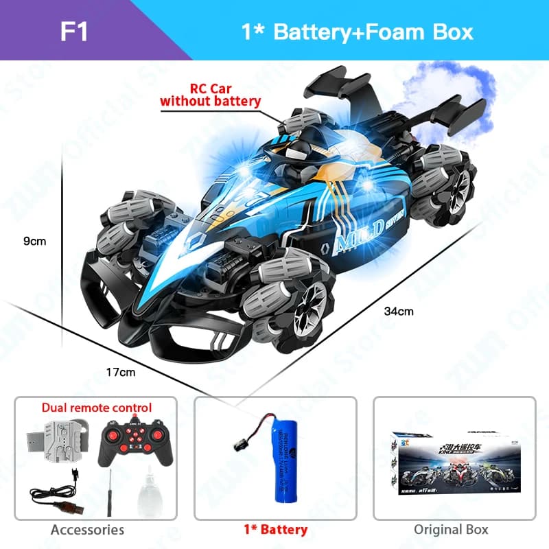 CARRO CONTROL 35-CM RC Drift Car , controle remoto Stunt Cars, 4WD brinquedo elétrico para crianças