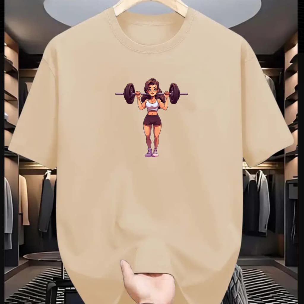 Camiseta Feminina Treino Crossfit Academia 100% Algodão