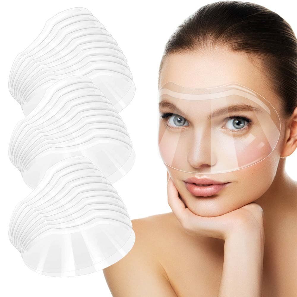 Kit Protetor Cílios Facial Corte Cabelo Descartável Olhos Sobrancelha  Banho