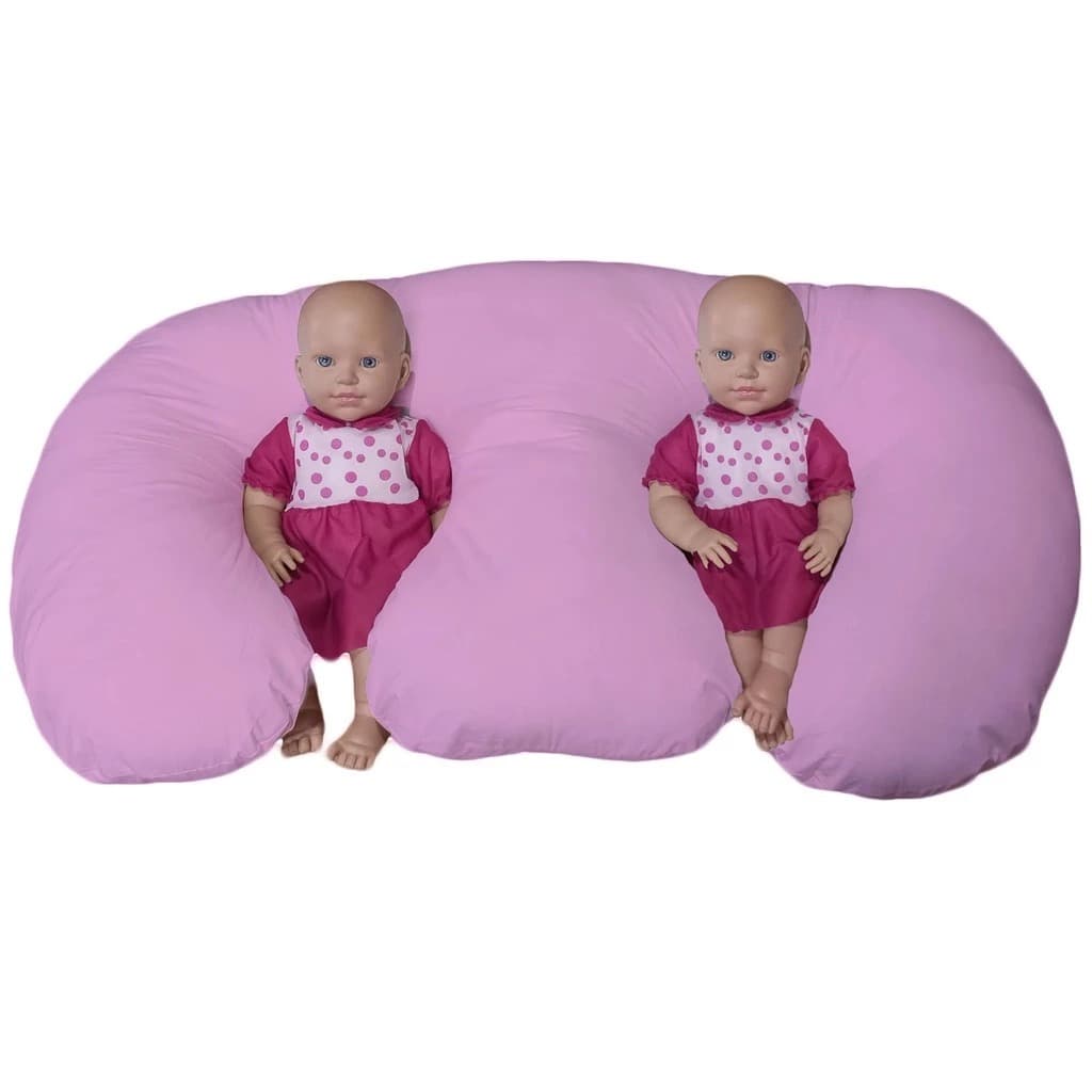 Travesseiro Bebê Gêmeos Amamentar + CAPA