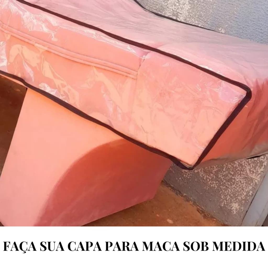 Capa Protetora Sob Medida para Maca de Estética – Impermeável e Personalizável