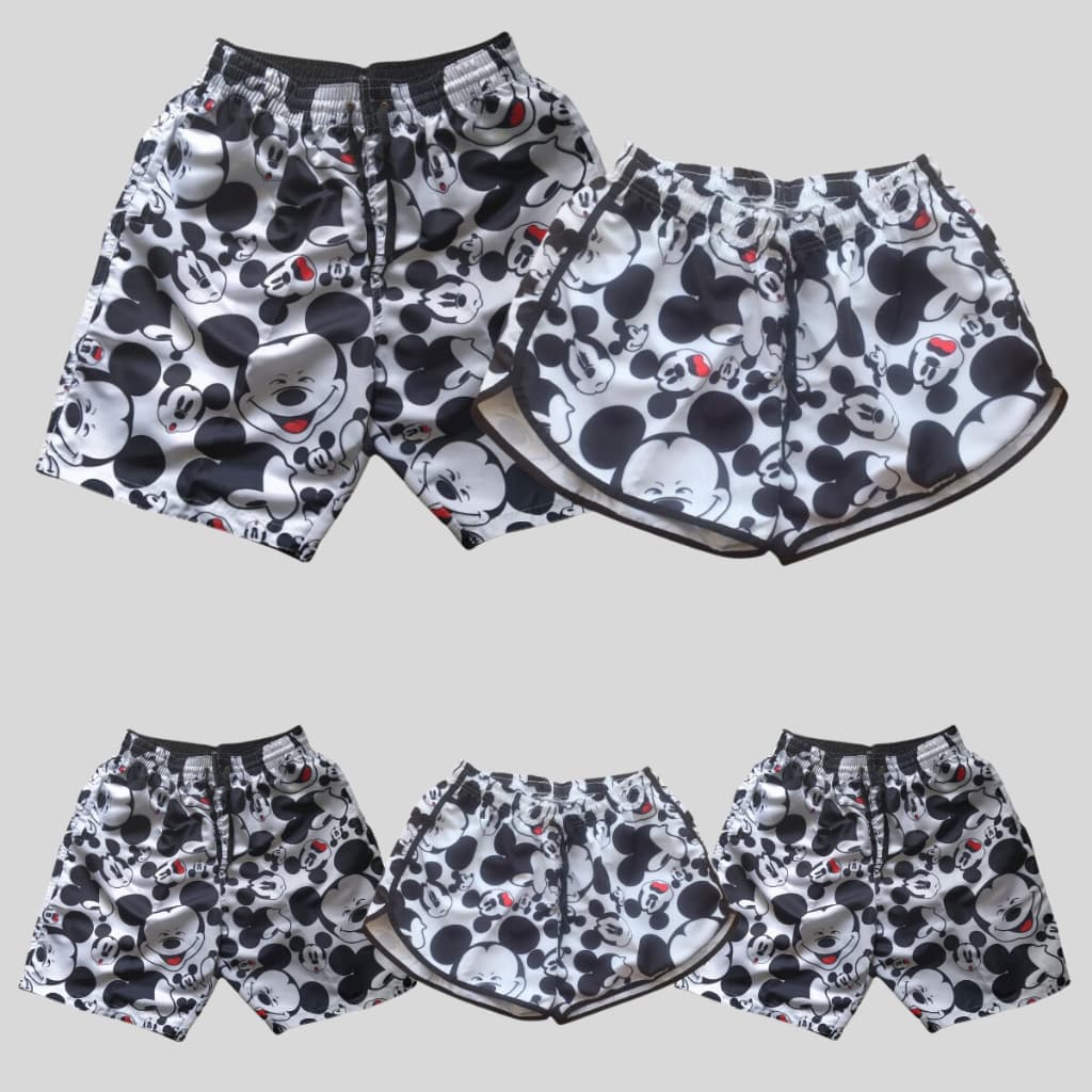Shorts Praia Para Montar Kit Familia Short Feminino short Masculino Ou Short Infantil