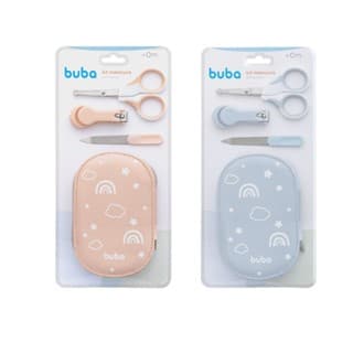 Kit Manicure com Estojo para Bebe Infantil - Buba