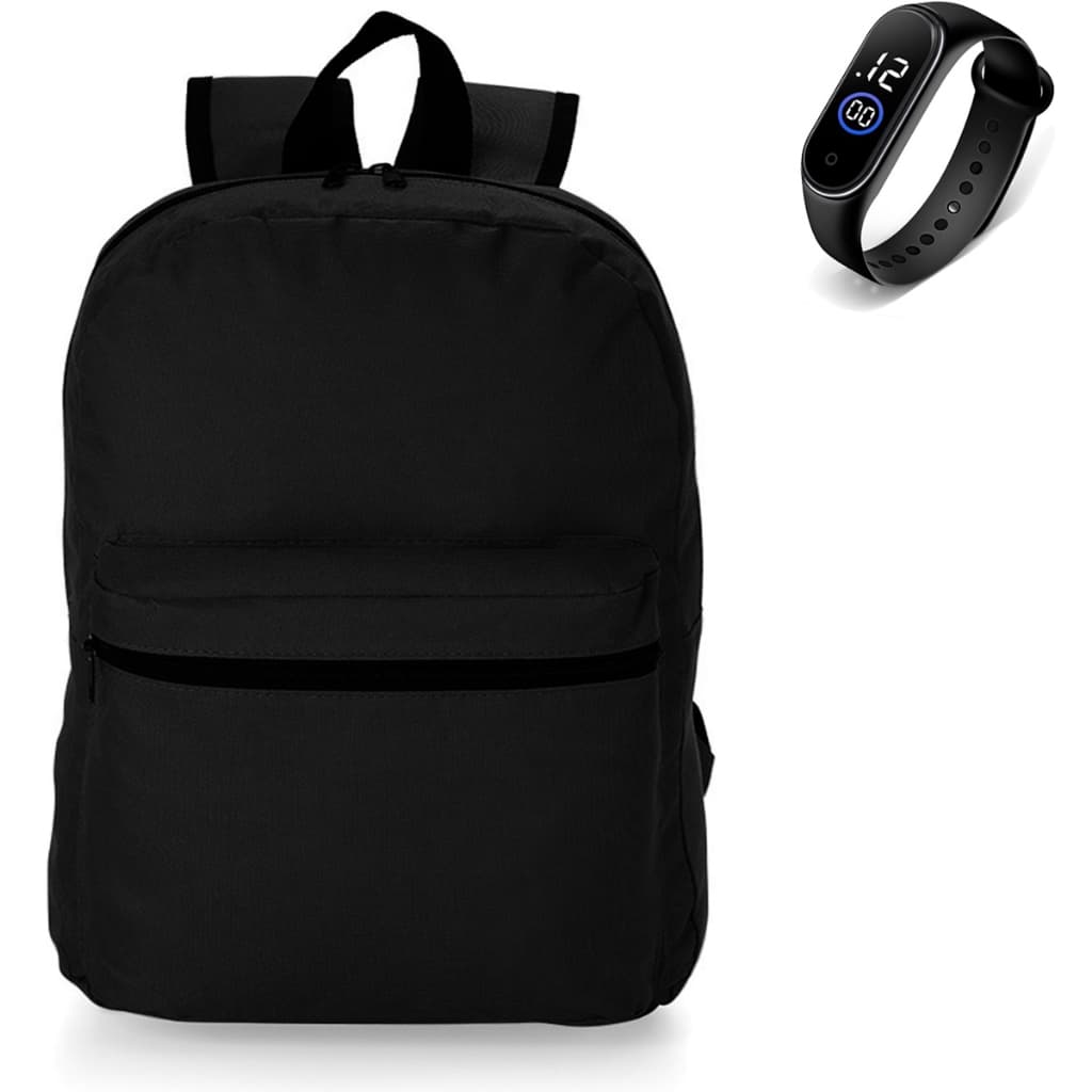 Mochila Masculina Feminina Bolsa Academia Fitness Reforçada Mais Vendido + Relógio LojaEvolution