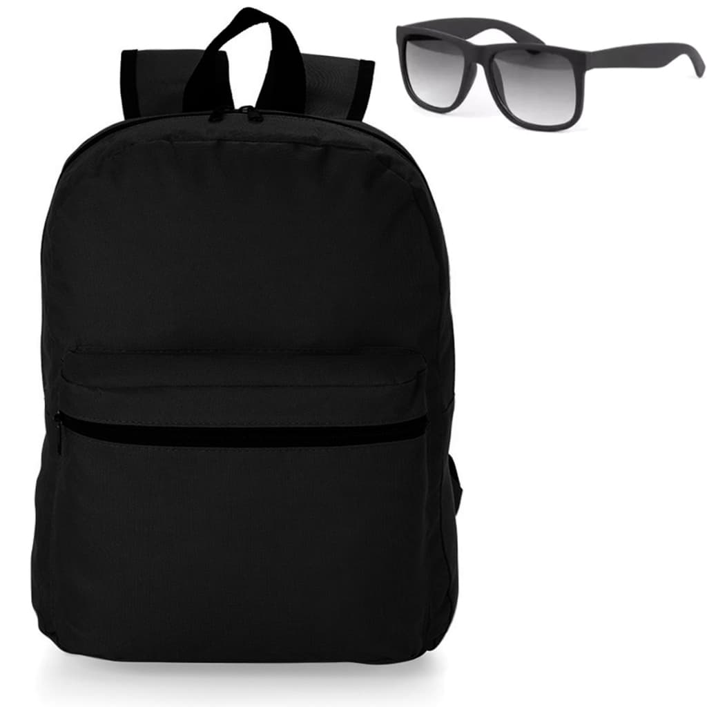 Mochila Masculina Feminina Reforçada Trabalho Viagem Escolar Mais Vendida Promoção+Óculos LojaSpark