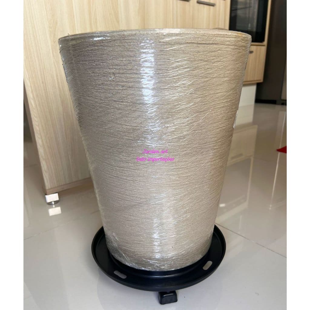 Suporte de Vaso com Rodinhas - Praticidade para Mover Vasos Pesados