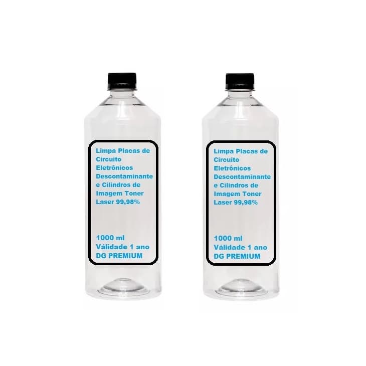 Kit 2 Limpa Placas de Circuitos Eletrônicos Descontaminante e Cilindros de Imagem Toner Laser 99,98%