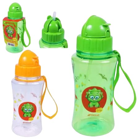 Garrafa Garrafinha Squeeze Infantil Flip Escolar 400ml