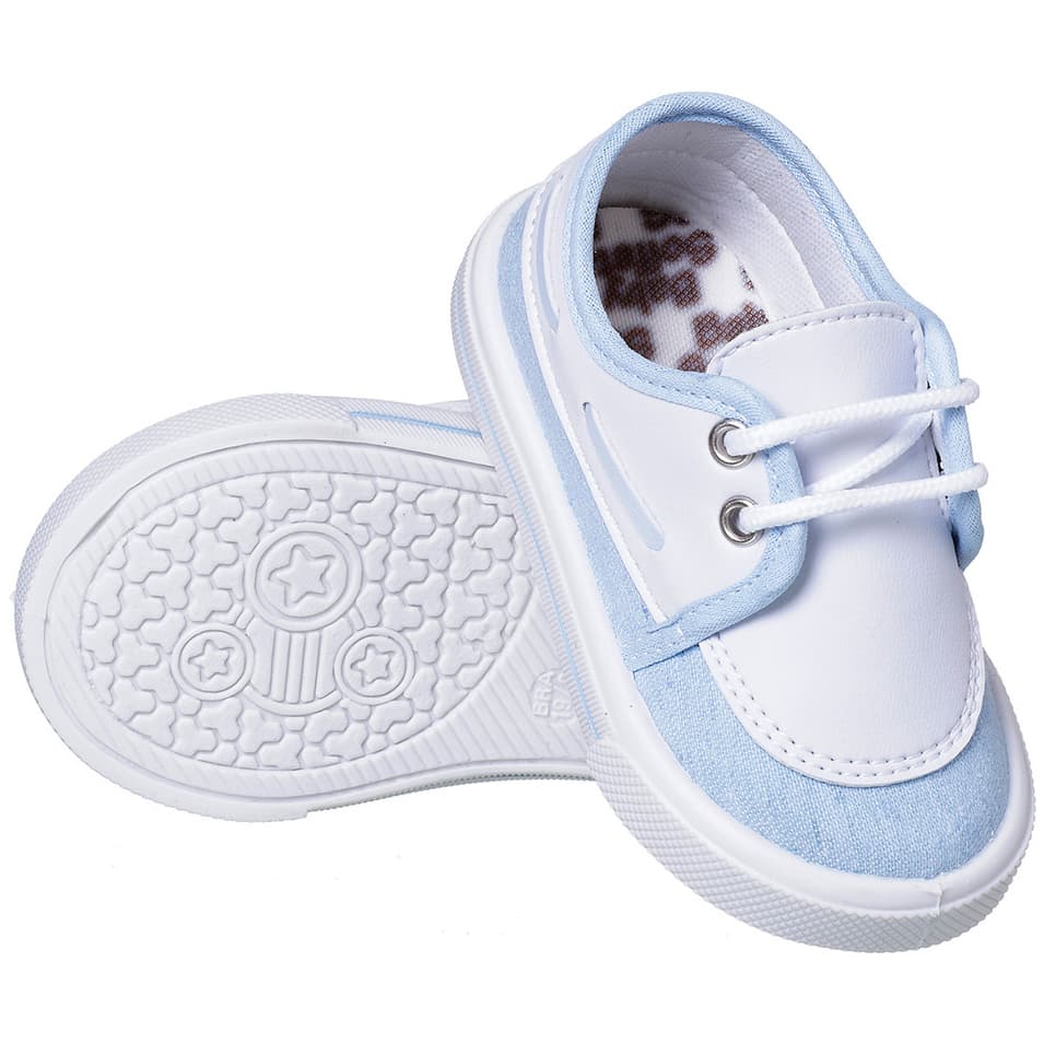 Tênis Infantil Menino Mocassim Jeans Passeio Moda Estiloso Batizado Shoppinh